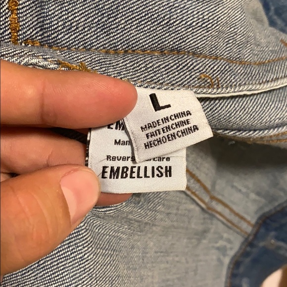 Embellish - Distressed Jean jacke (L) - Picture 3 of 3